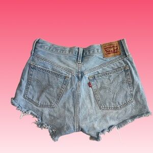Levi's Women's Light Blue Denim Shorts